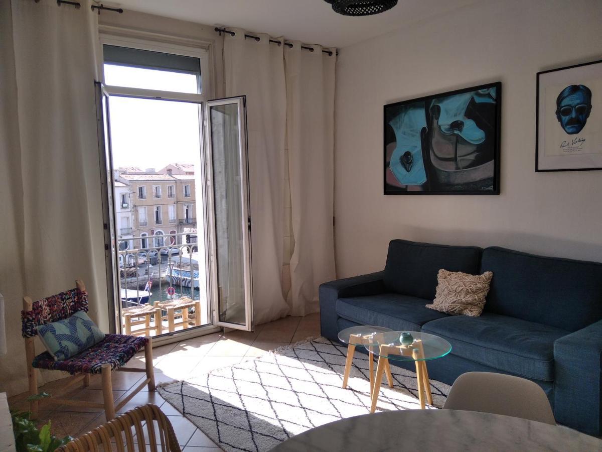 Grand T2 Au Coeur De Ville Avec Vue Sur Quais Et Mer Sete Ngoại thất bức ảnh
